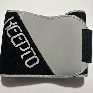 Keepto Black and Gray Neoprene Waist Trimmer